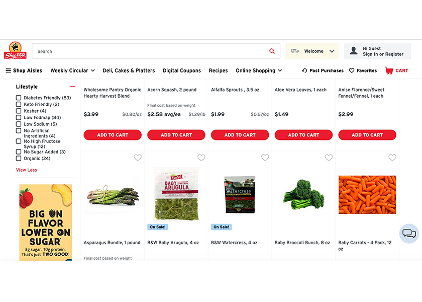 ShopRite adds health and wellness digital shopping feature The Packer